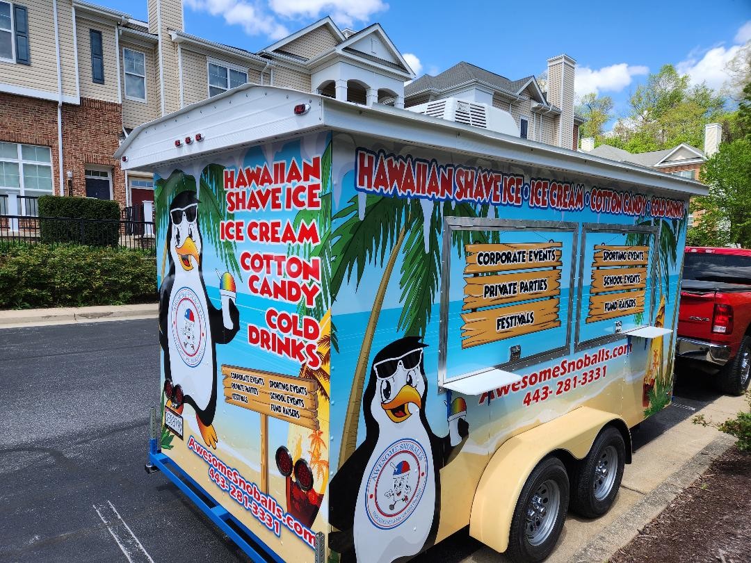 Awesome SnoBalls Maryland - Mobile Hawaiian Shave Ice Catering Truck